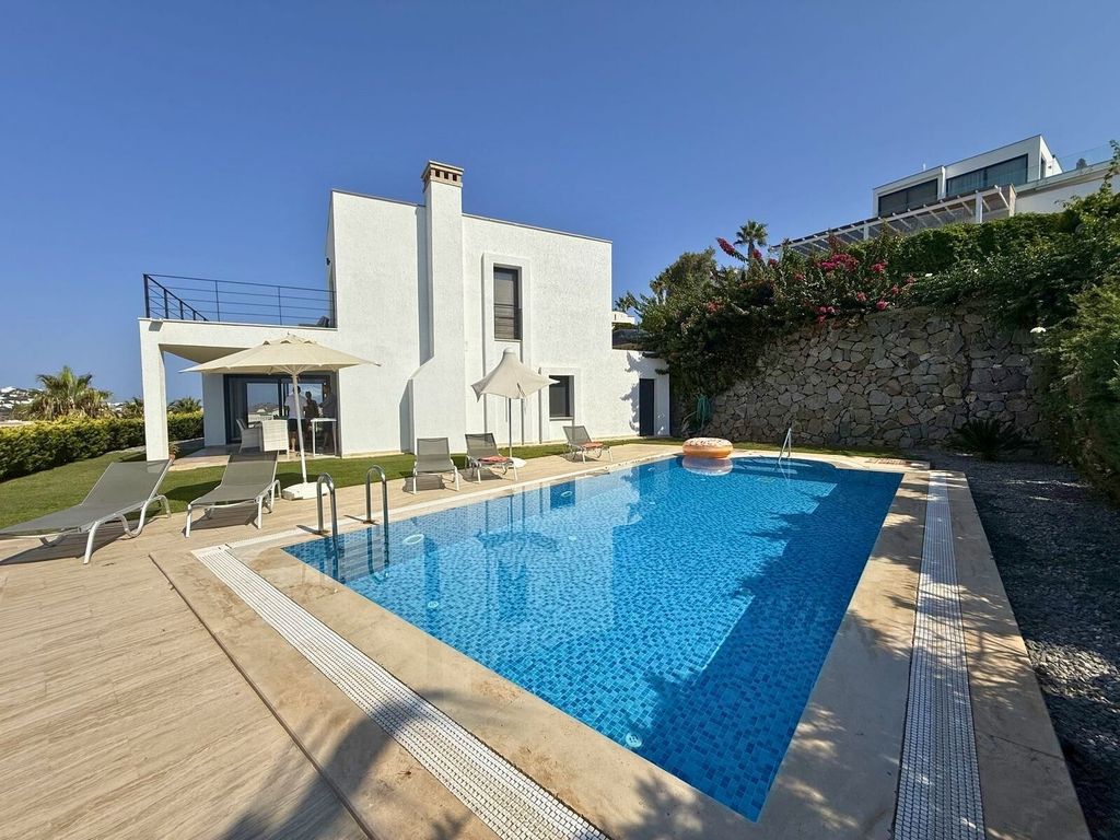 Property photo 1 of 22 Panoramic Sea View Villa For Sale In Kadikalesi, Bodrum - Villa And Private Pool
