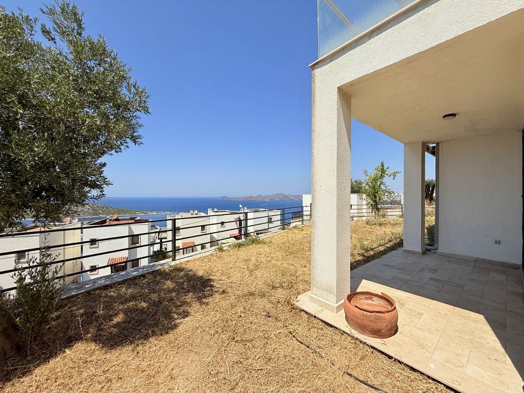 Property photo 2 of 23 Brand New Bodrum Apartment For Sale In Gumusluk - Garden With Sea Views