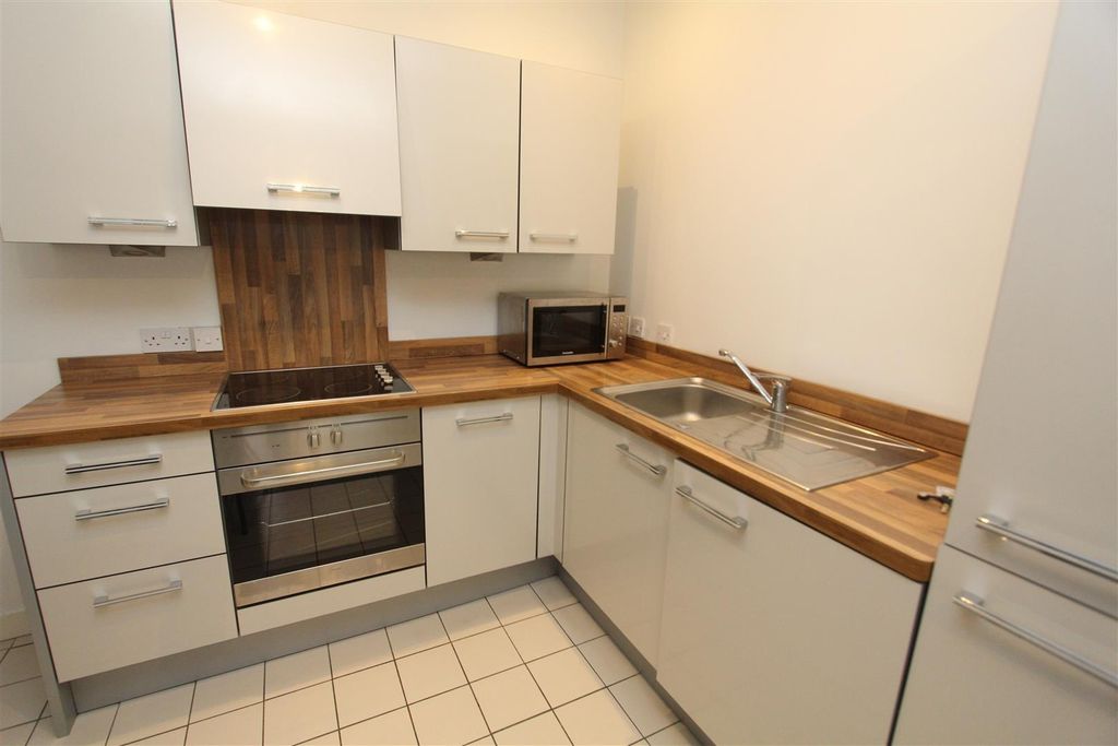 Property photo 2 of 8 Modern Fitted Kitchen With White Cabinetry, Wood-E...