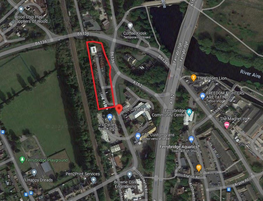 Property photo 1 of 3 Red Outline  Ferrbridge.Png