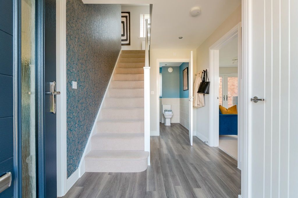 Property photo 2 of 12 The Carrdale Has A Bright And Welcoming Hallway