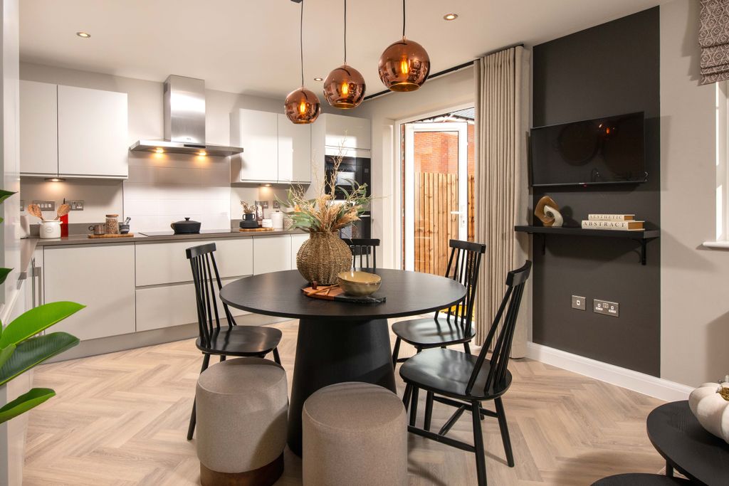 Property photo 3 of 9 Brook View Ingleby Show Home Kitchen-Diner