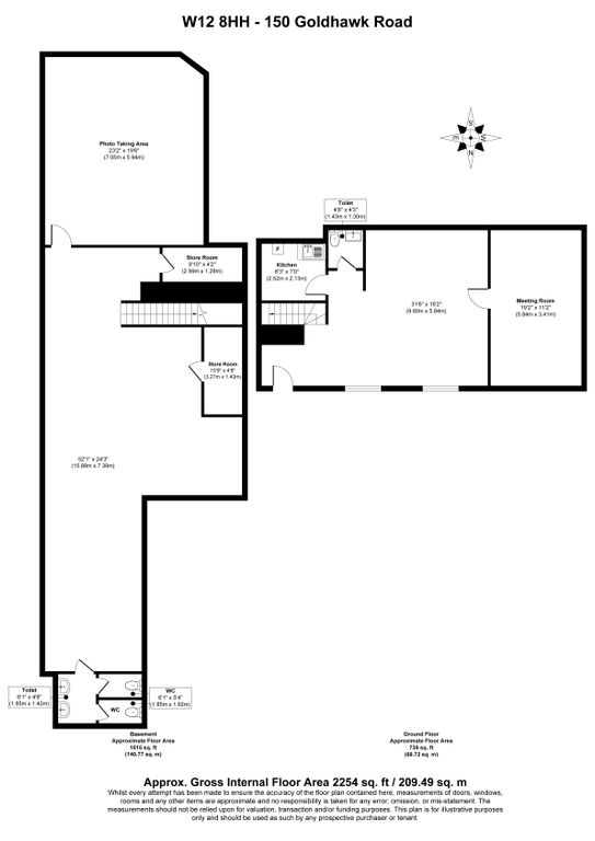 Property photo 2 of 12 150 Goldhawk Road, Shepherds Bush, London W12 8Hh