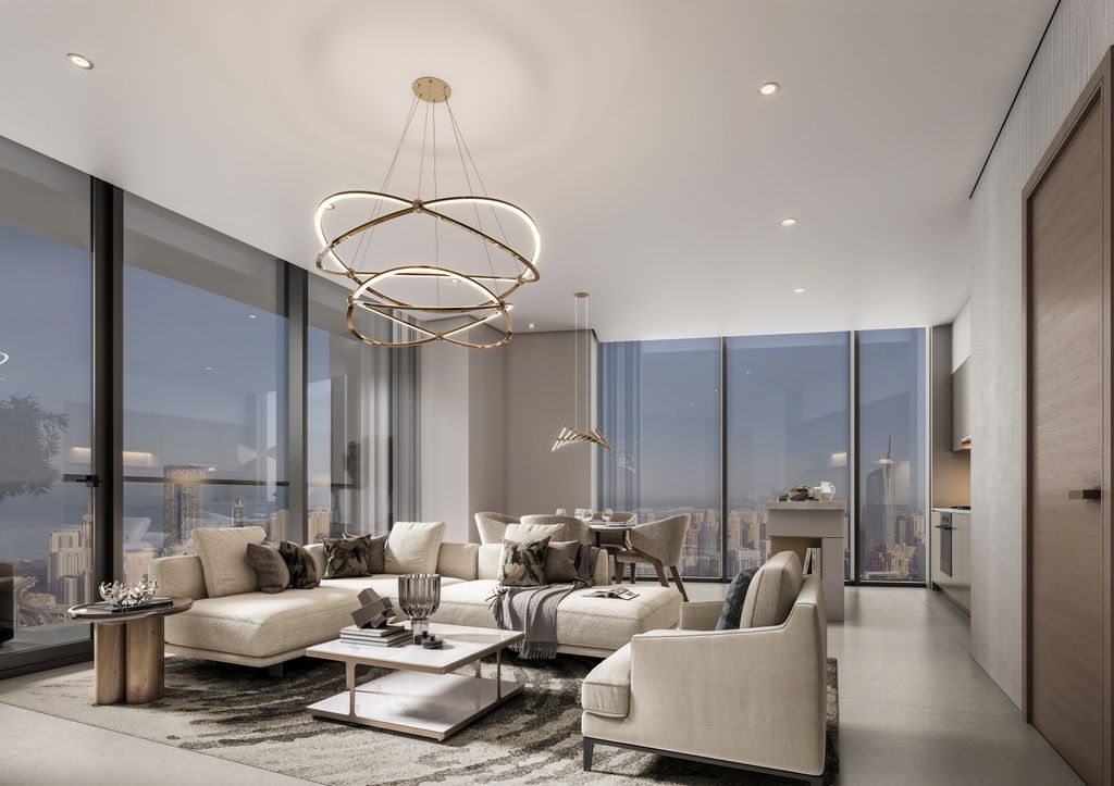 Property photo 2 of 7 Contemporary Open-Plan Living With Floor-To-Ceiling Glazing And City Views.