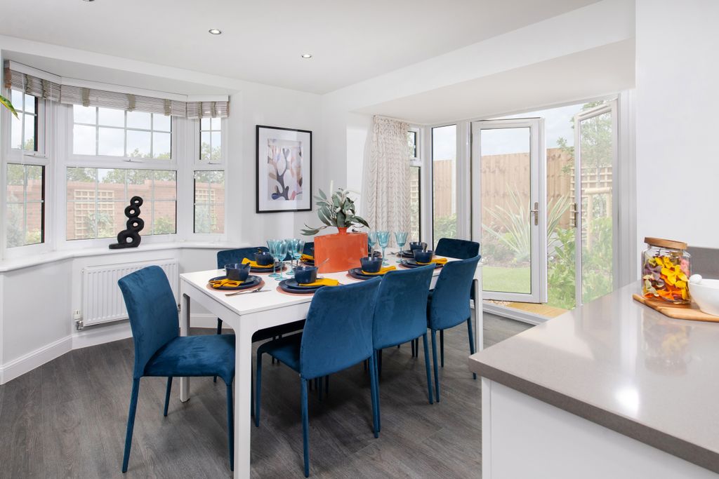 Property photo 3 of 10 Inside View 4 Bedroom Hertford Kitchen With Dining Space