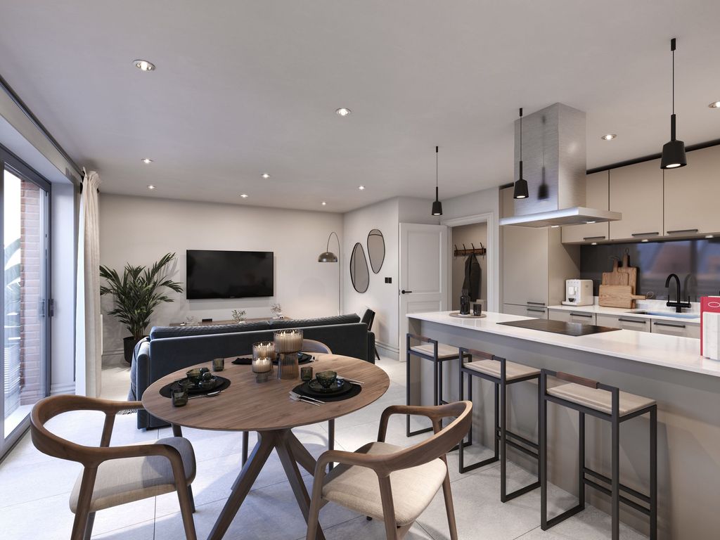 Property photo 3 of 5 Open Plan Reception/Kittchen - CGI