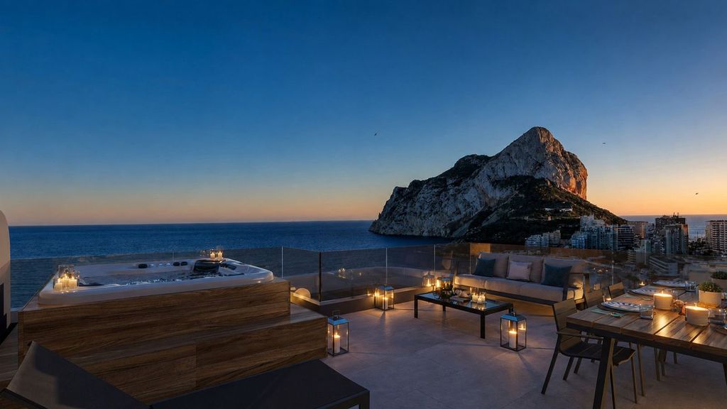 Property photo 1 of 16 Modern Frontline Beach Apartments With Views Of The Peñón De Ifach In Calpe, Alicante