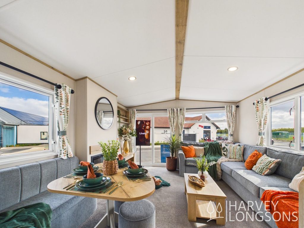 Property photo 3 of 17 Open Plan Living Area With Patio Doors The Abi Keswick Holiday Caravan At Pakefield Holiday Park, Suffolk