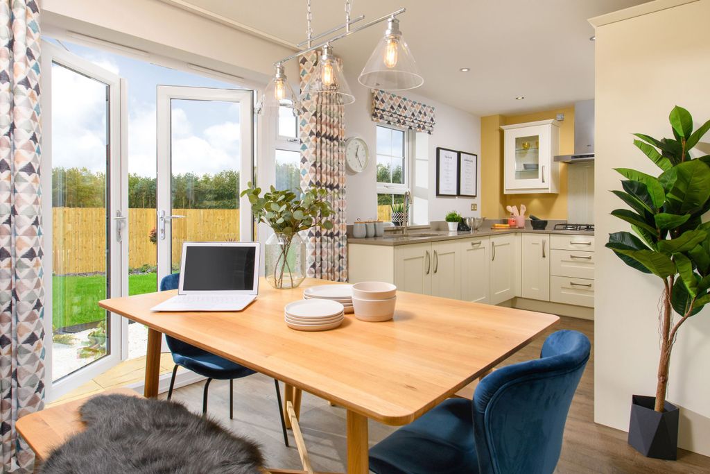 Property photo 1 of 10 Kitchen Diner Of Abbeydale 3 Bedroom Show Home