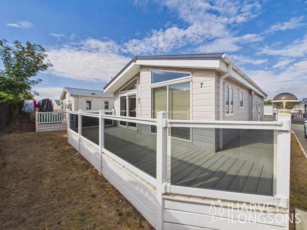 Property photo 1 of 18 Delta Canterbury Holiday Lodge Exterior With Spacious Wrap-Around Decking.