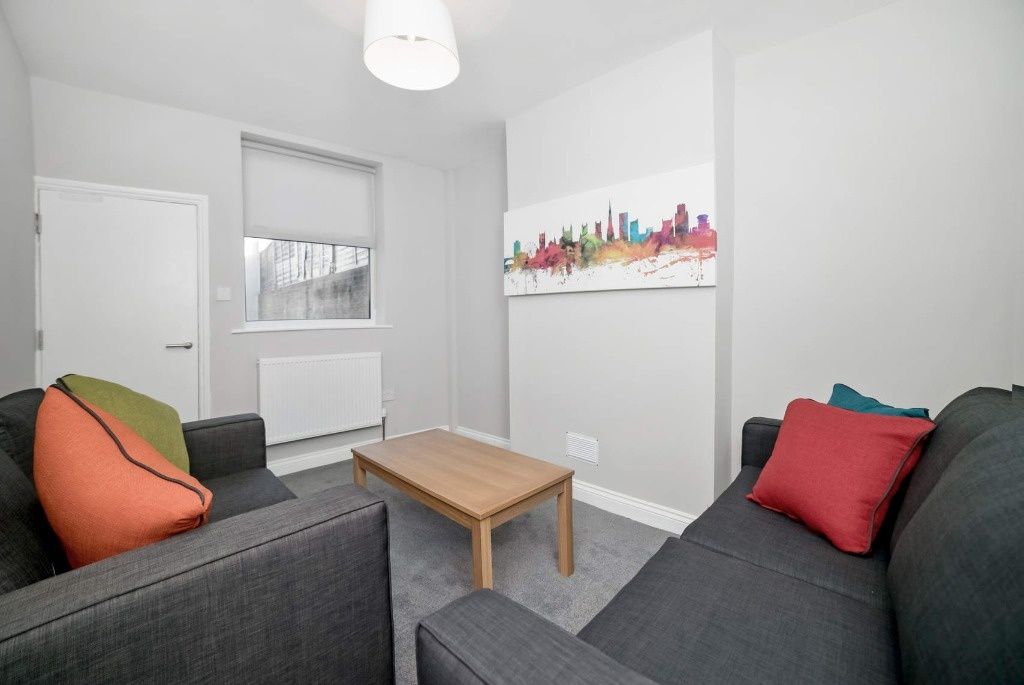 Property photo 1 of 12 Bright, Modern Lounge With Two Grey Sofas Facing A...