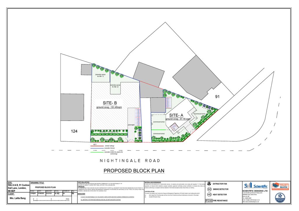 Property photo 2 of 7 Site A And Site B, 91 Cuckoo Hall Lane, Enfield, London, N9 8Dp