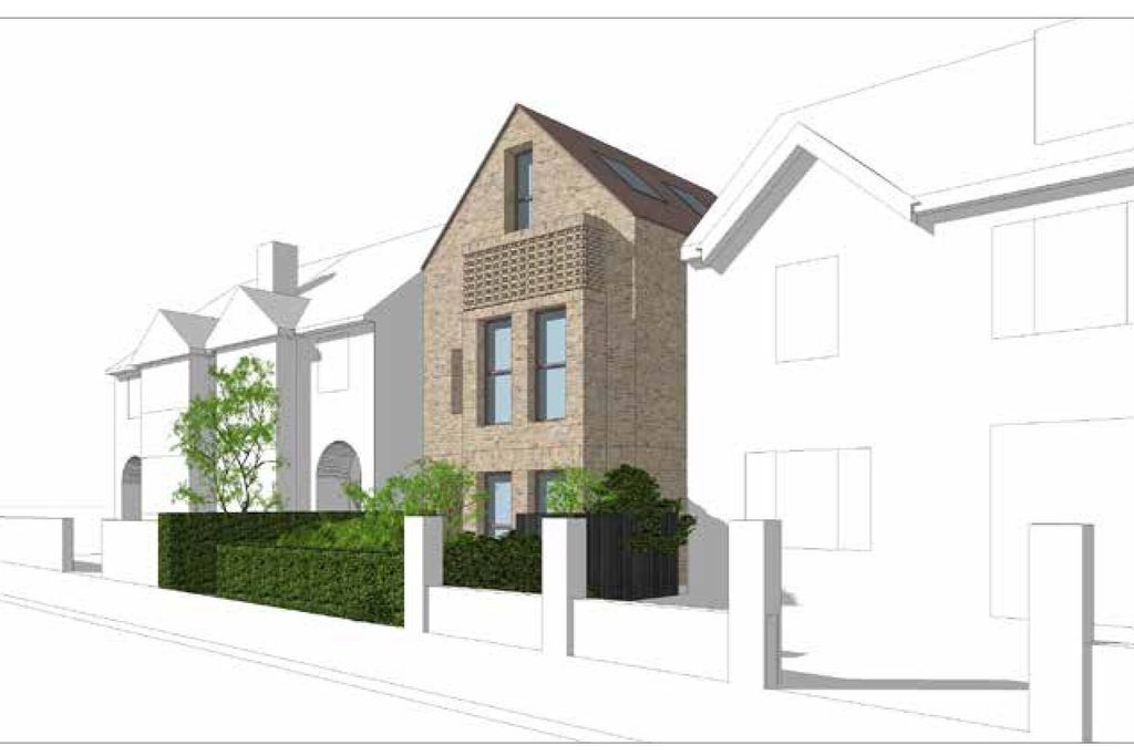 Property photo 2 of 16 Land Between 18-20 Vicarage Road, Hampton Wick, London Kt1 4Ed