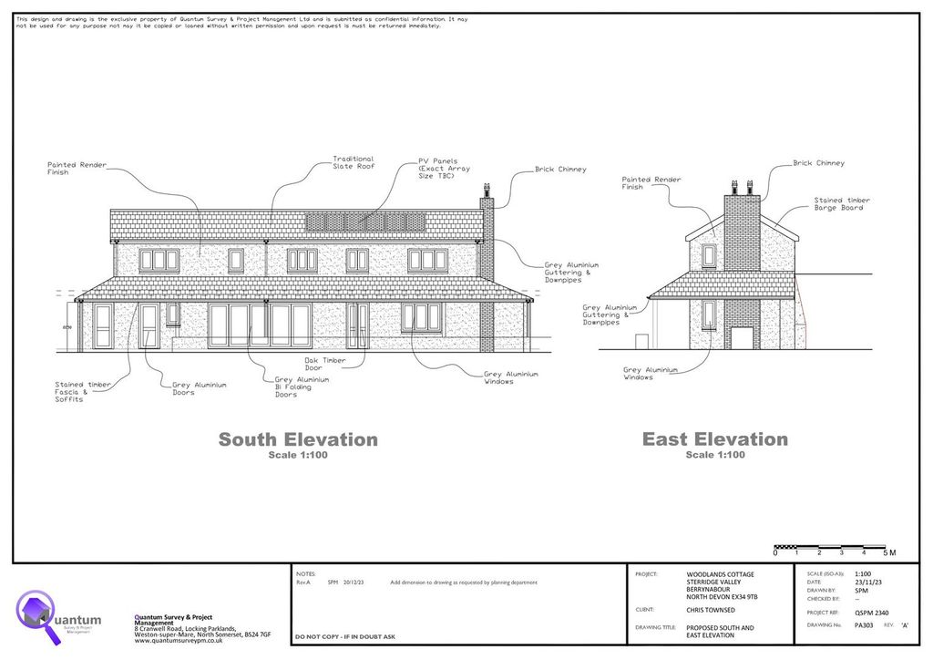 Property photo 3 of 13 South & East Elevation Drawings