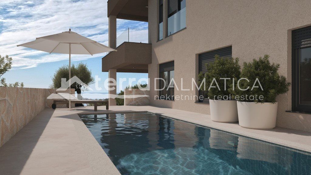 Property photo 1 of 9 Modern Apartment With Pool And Sea View - Stivašnica, Sevid