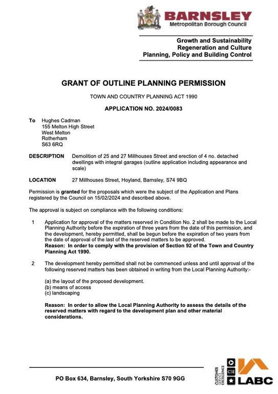 Additional image 20 of Land for saleMillhouses Street, Hoyland, Barnsley S74