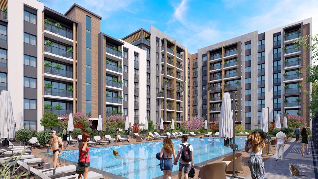 Property photo 1 of 19 Apartments In Altintas, Antalya For Sale - A Stunning Complex