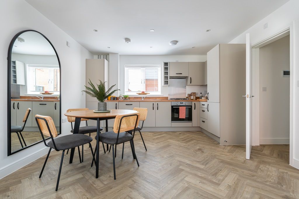 Property photo 3 of 11 An Open Plan Kitchen-Dining Area