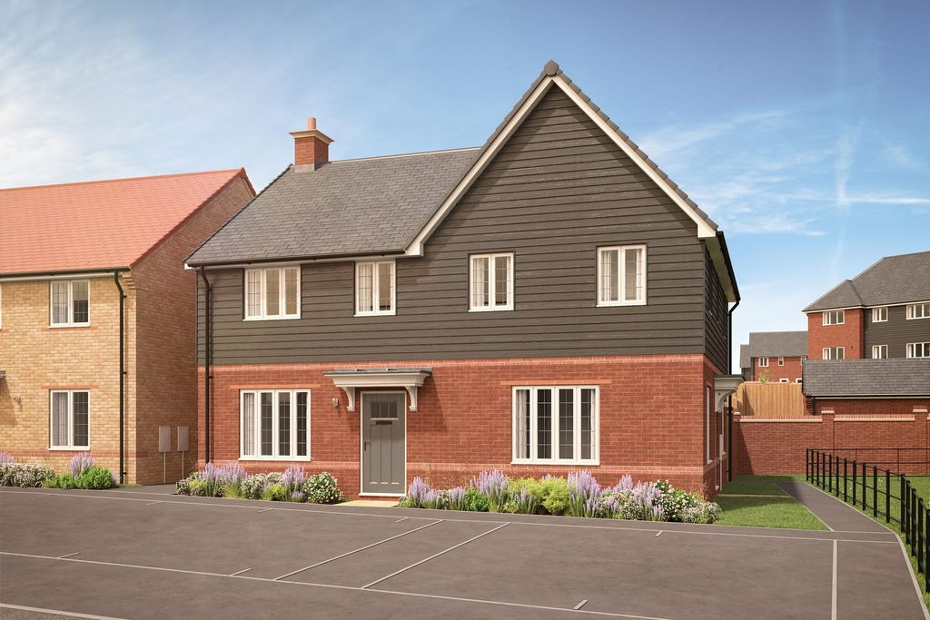 Property photo 1 of 11 A Two-Story Residential Building With A Red-Tiled Roof And Gray Siding