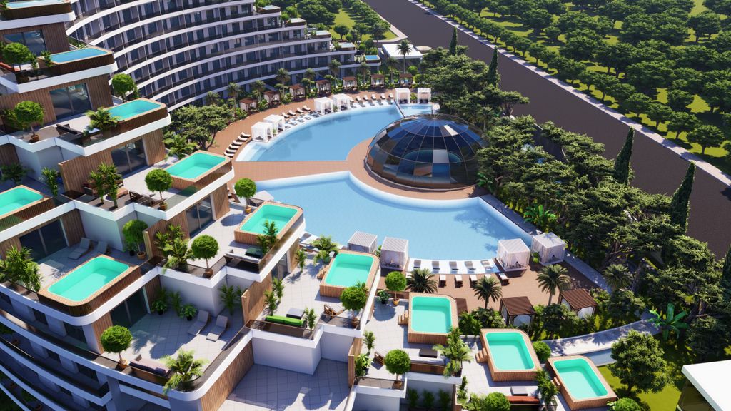Property photo 1 of 15 Ultra-Modern Investment Properties For Sale In Altintas, Antalya - A Stylish Complex Of Apartments