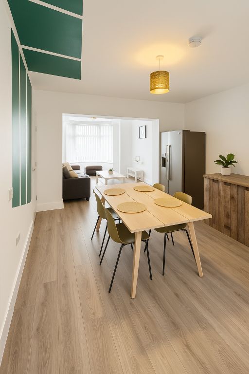 Property photo 2 of 9 Bright, Modern Open-Plan Kitchen/Dining Area With ...