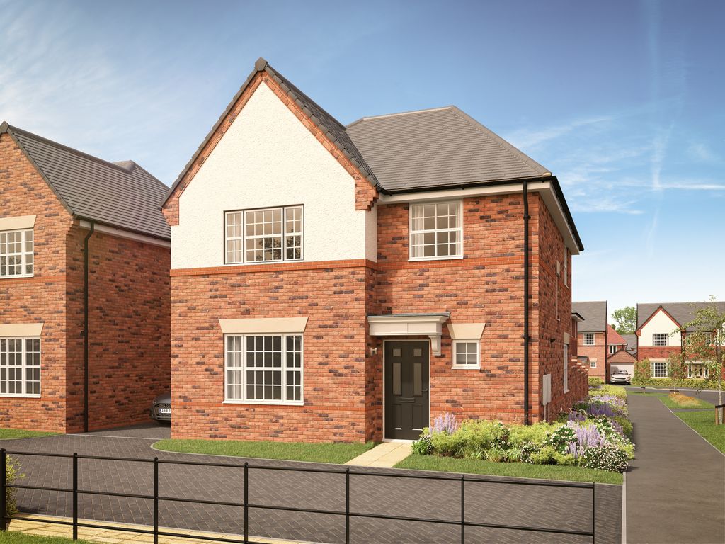 Property photo 3 of 10 A Modern Brick House With A Black Front Door And Manicured Flowerbeds Sits Behind A Black Metal Fenc