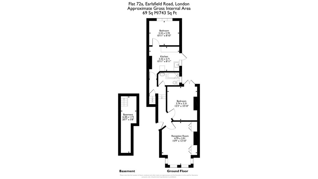 Property photo 2 of 14 Flat 72A, Earlsfield Road, Sw18 3Dn.Jpg