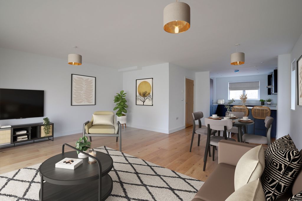 Property photo 3 of 8 Open Plan Living, Dining And Kitchen Area