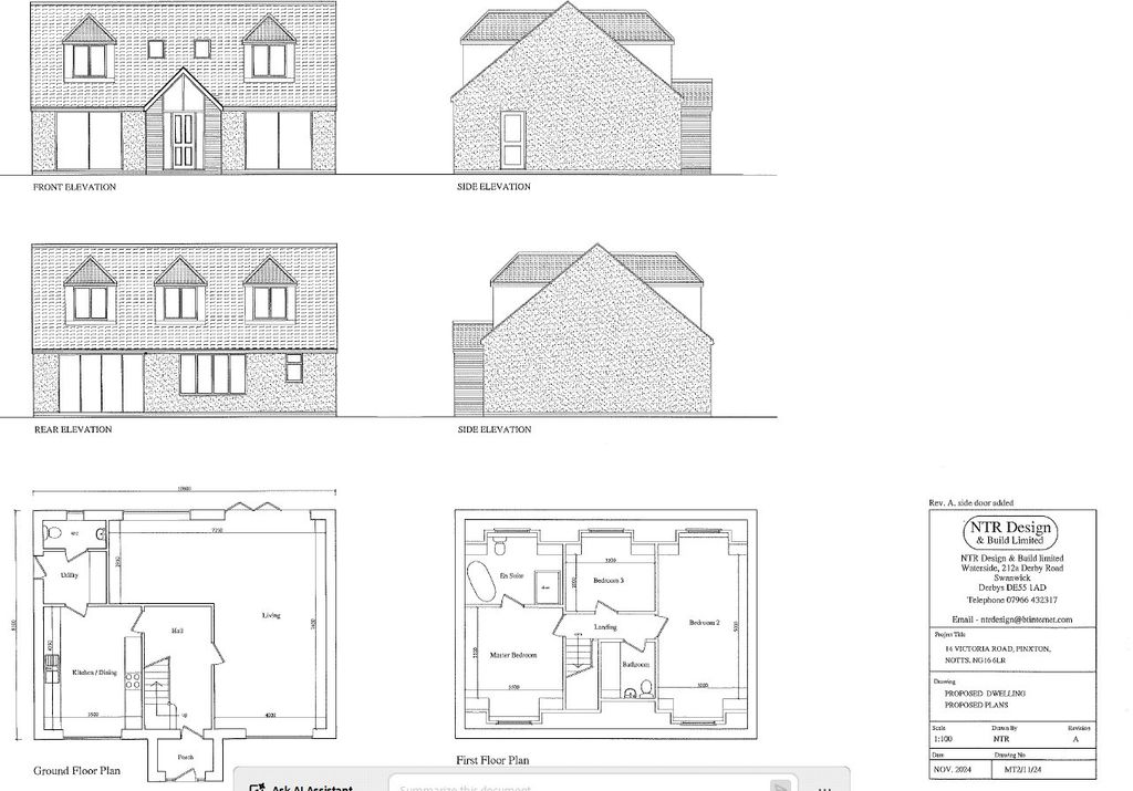 Property photo 3 of 3 Proposed Plans