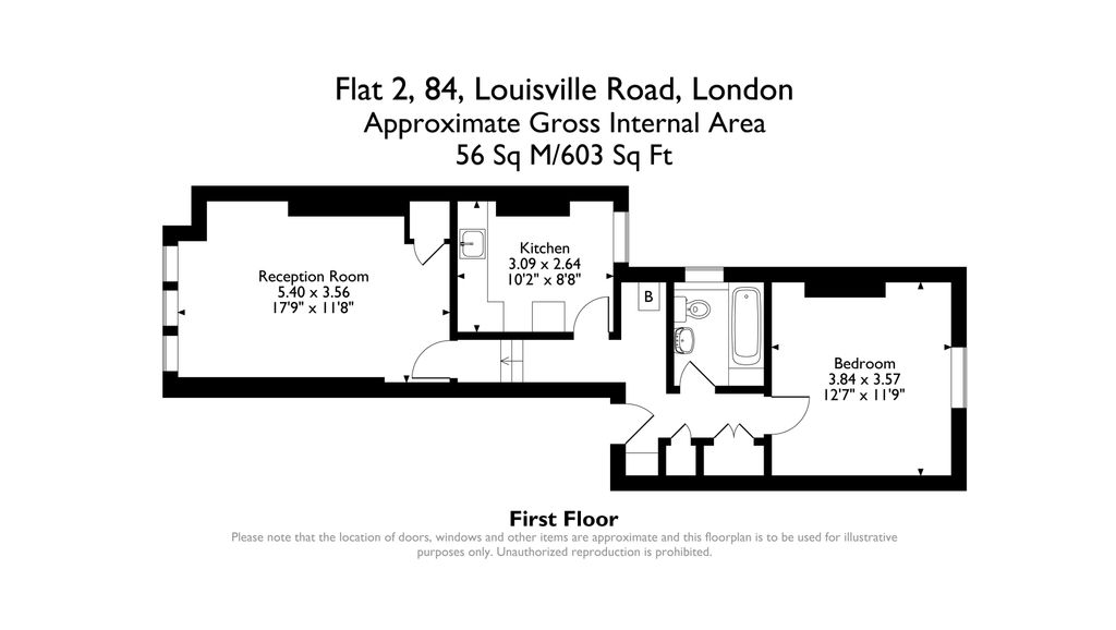 Property photo 2 of 9 Flat 2, 84, Louisville Road, Sw17 8Ru.Jpg