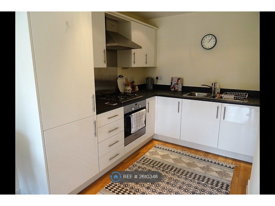 Property photo 2 of 9 Kitchen With Gas Hob, Fridge And Washing Machine