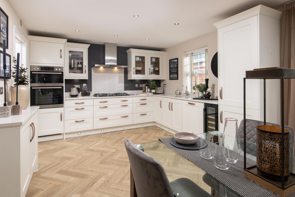 Property photo 3 of 10 The Hawthorns Chelworth Kitchen 3