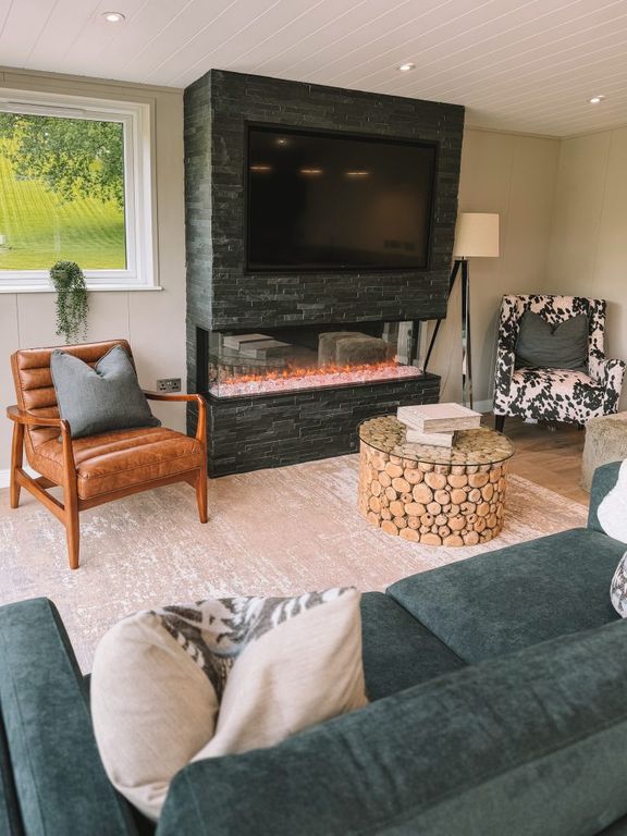 Property photo 1 of 10 Spacious Open-Plan Living Room Inside The Outerspace Holiday Lodge