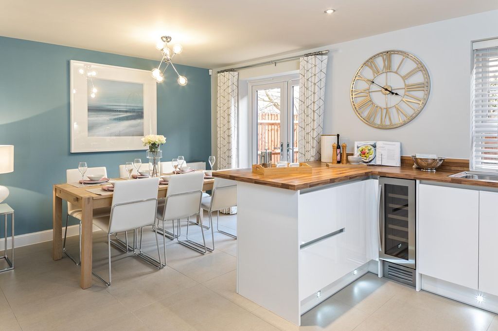Property photo 2 of 9 Open Plan Kitchen In The Chester 4 Bedroom Home