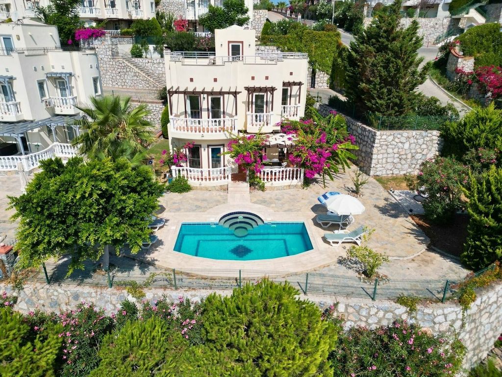 Property photo 3 of 25 Spectacular Bodrum Villa With A Private Pool For Sale In Bogazici, Milas - Arial Showing The Entire Villa