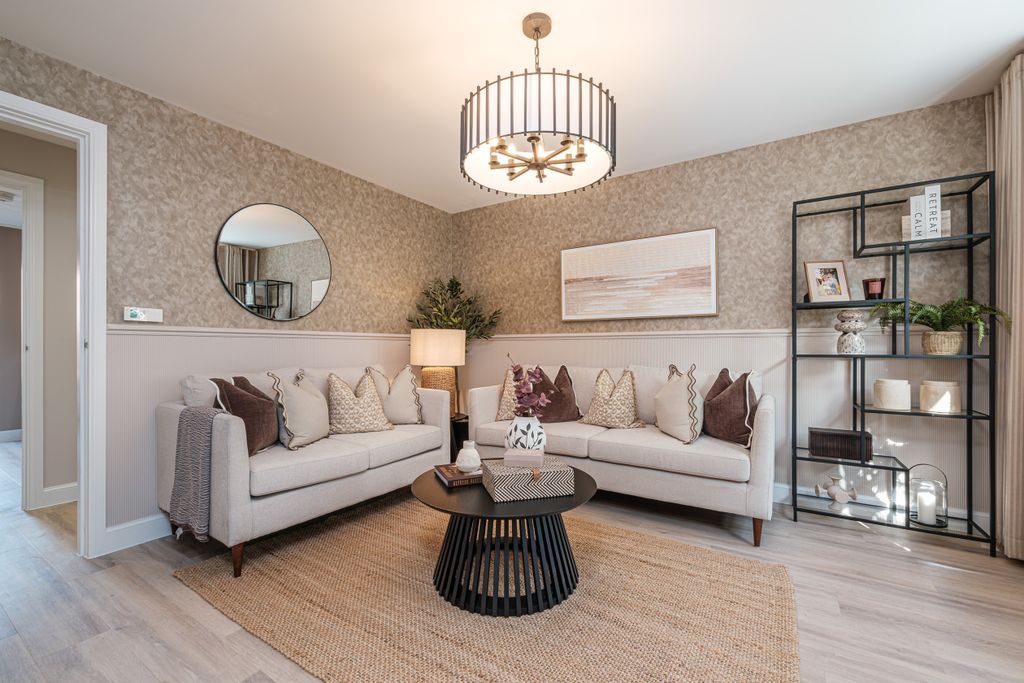 Property photo 3 of 8 Interior View Of The Living Room In Our 3 Bed Ellerton Home