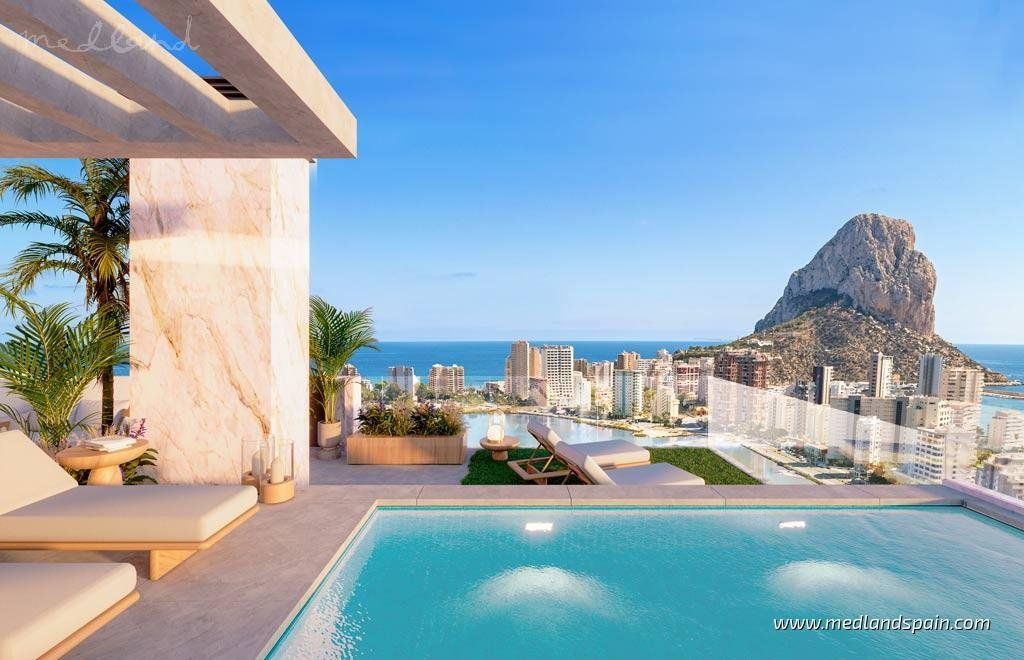 Property photo 1 of 15 3-Bedroom Penthouses In Calpe With Private Solarium, 400m From The Beach