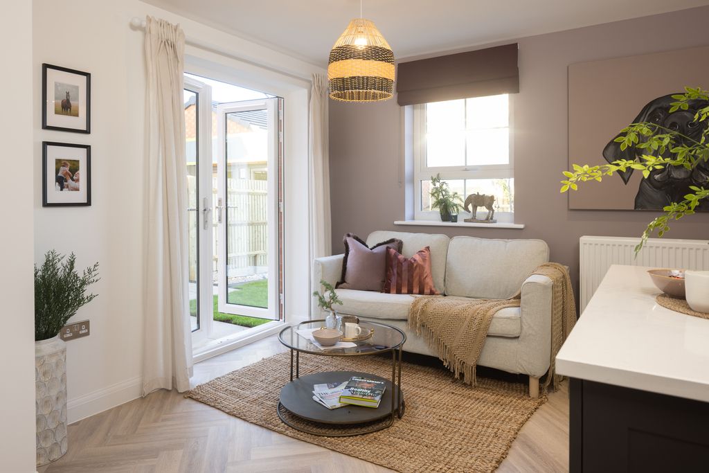Property photo 2 of 10 Internal Shot Of The Family Area In Kitchen Of Allerthorpe Show Home