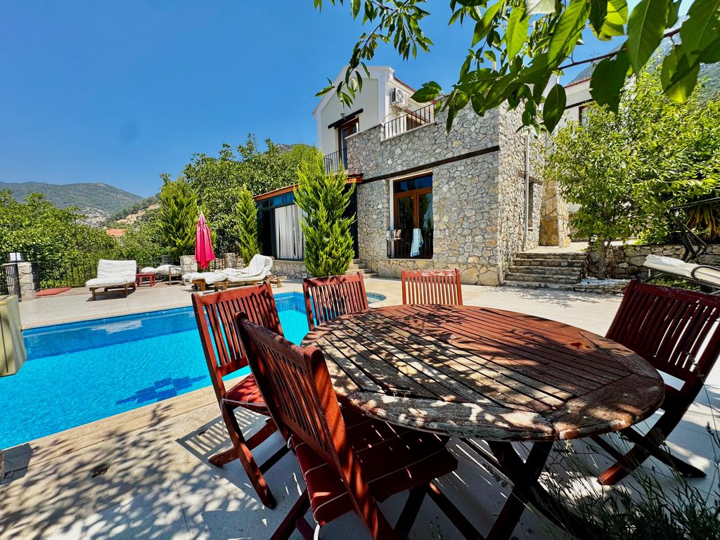 Property photo 3 of 25 Idyllic Detached Villa In Uzumlu, Fethiye For Sale - Poolside Terrace