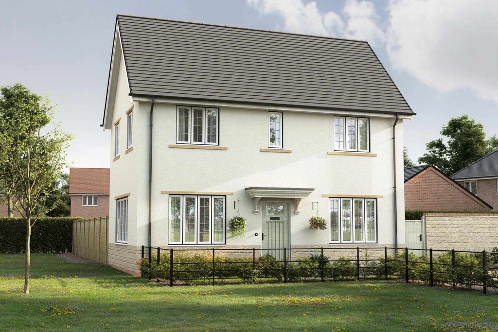 Property photo 1 of 10 A Two-Story White House With A Slanted Roof And Large Windows Sits On A Grassy Lawn