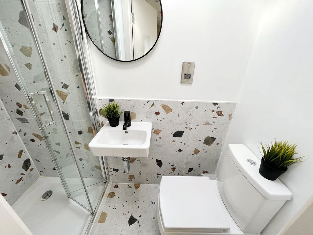 Property photo 1 of 7 A Modern Bathroom With A White Toilet And A Small ...