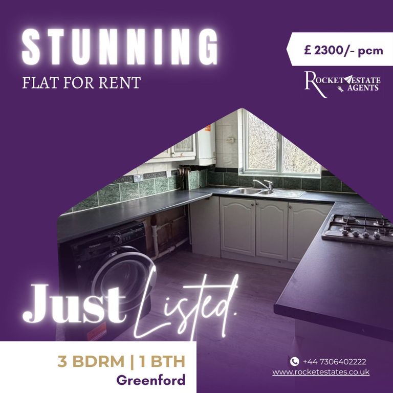 Property photo 1 of 7 Three Bed Room Flat  To Rent