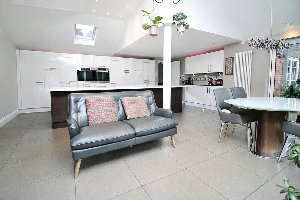 Property photo 3 of 32 Modern Open-Plan Living Space With Pops Of Colour.