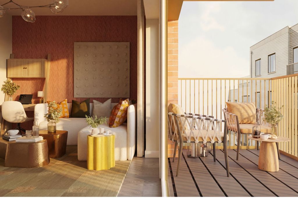 Property photo 2 of 7 Balcony/Living Room