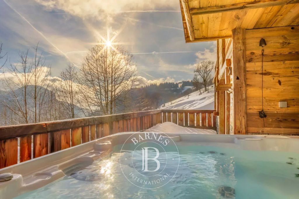 Property photo 2 of 31 Alps Cabin Chalet Design France French French Alps Hot Tub Hut Jacuzzi Les Gets Luxury Maison D'hiver Mountain Mountains Pro Property Real Estate Winter