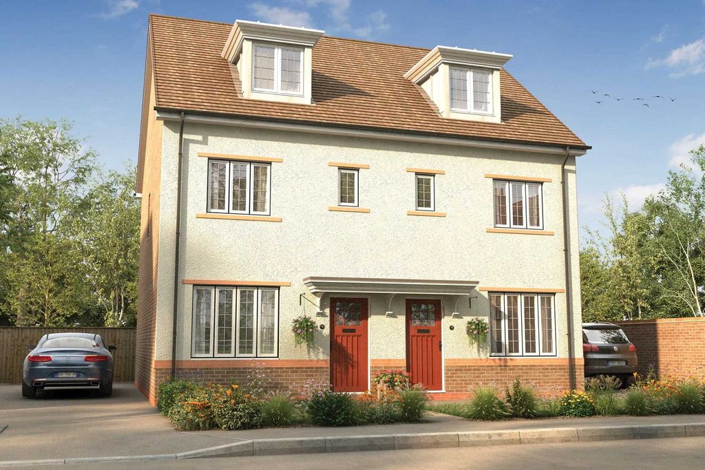 Property photo 1 of 10 A Two-Story Residential Building With A Red-Tiled Roof, White Exterior Walls
