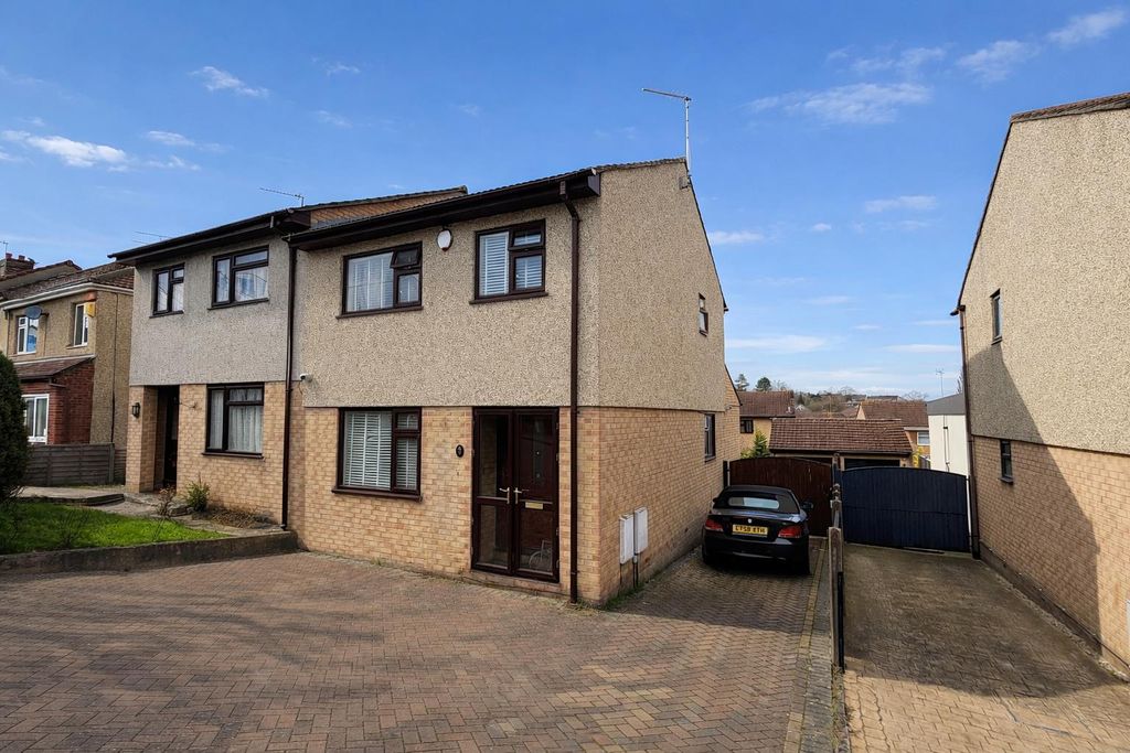 Property photo 1 of 12 Suburban Semi-Detached Homes On A Sunny Day.Png