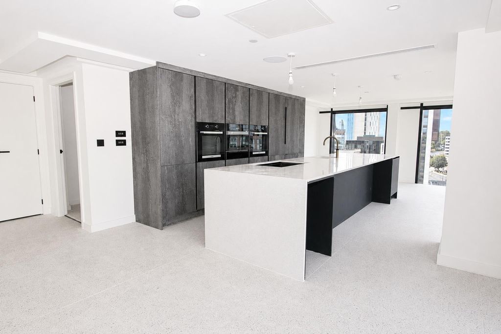Property photo 1 of 10 Ultra-Modern Kitchen With Large Breakfast Island...