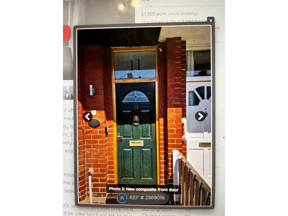 Property photo 1 of 10 New Composite Front Door With Etched Glass