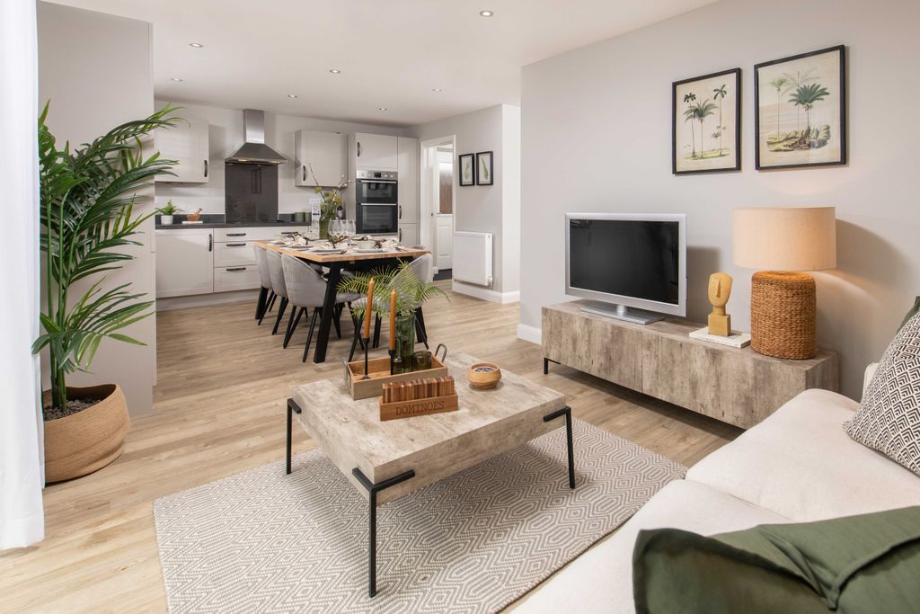 Property photo 3 of 10 Internal View Of A Spacious Open-Plan Kitchen-Diner
